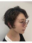ショートヘアパーマスタイル