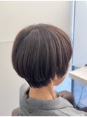 40代の白髪悩み解決◎人気ぼかしショート