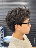 アンサー 渋谷(ANSWER) ルーズショートスパイキーショートツイストスパイラル刈り上げ