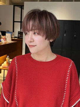 グレイン キャンバス 川崎(grain canvas.) マッシュショート シルキーベージュ 窪田