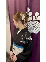 五三桐 村上&nbsp;◎人気色黒　訪問着レンタル　着付け