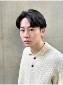爽やかセンターパートツーブロメンズカット［表参道/メンズ］