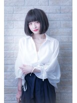 エルデ ナインズ ヘアー スタンド 川口店(elde 9's HAIR STAND)&nbsp;大人かわいいグレージュひし形シルエットエアリーボブ