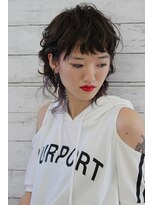 スパーク ヘアアンドフェイス(Spark HAIR&FACE)&nbsp;ウルフスタイル2018×パープルハイライト３　Spark　[柳澤陽光]