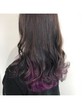 ヘアーサロン ツミキ(HAIR SALON TSUMiKi) バイオレット★ハロウィンインナーカラー