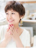 *mod's越谷*大人かわいい♪斜めバングのアシメショートa!