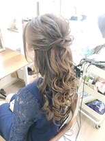 ロカット サロン(Roquat Salon)&nbsp;ロングハーフアップアレンジ【ヘアアレンジ　立川南口/立川】