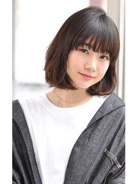 エレノア 渋谷公園通り店(Eleanor) 暗髪ナチュラルボブ【PREGO】