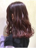 チェリーレッドグラデーション