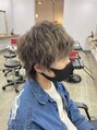 ソルヘアー(Sol hair by tesoro)&nbsp;メンズカット♪波打ちウェーブでスタイリング
