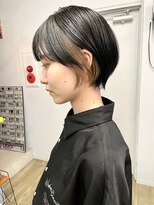 ヌード(NUDE)&nbsp;NUDE 暗髪  透明感 20代30代40代くびれショート大人ショートボブ