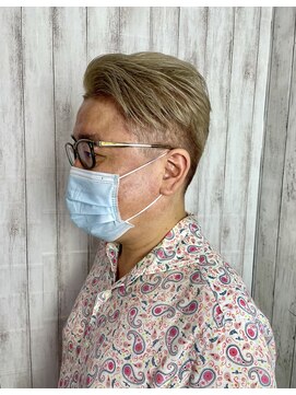 ビューティドレッセヤマノ 池袋パルコ(Beauty Dresse YAMANO) 【白髪ぼかし】【ダブルカラー】メンズフェードスタイル