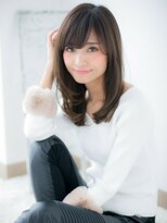 アルバハナレ 横浜(αlba HANARE)&nbsp;関内/髪質改善/マロンベージュでワンカールレイヤーロング♪b