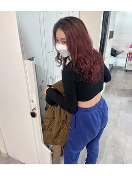 ピヨン 心斎橋(piLLon) グラデーション　ピンク