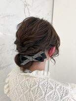 アヴァンスクロス あべのルシアス店(AVANCE.CROSS)&nbsp;編み込みアレンジ×アップスタイル