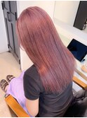 バイオレット　ピンク　ブリーチ　暖色系　ラベンダー　原宿