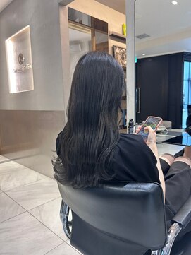 ヘアサロン ガリカ 表参道(hair salon Gallica) 【miko】韓国風ヘア/黒髪暗髪クリアブラック/アッシュブラック