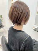 大人可愛い20代30代40代丸みとくびれショートボブ◎