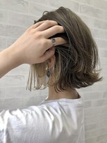 ジャパンデザイナーズアカデミー&nbsp;ボブ/インナーカラー/ベージュ【堺、深井】