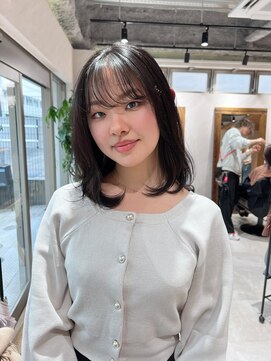 アドア 横浜(ADORE) 【ADORE横浜】レイヤーカット×髪質改善ストレートパーマ