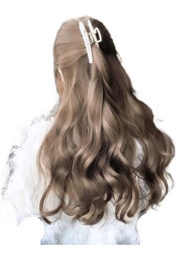 ライリー(riley) 透けるミルクティーベージュ