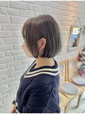 20代30代40代似合わせカット白髪ぼかしハイライトカラー大島ボブ