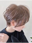 ニュアンスウェーブ&ショートヘア