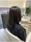 【レイヤー×グレージュ】デザインカラー/レイヤーカット
