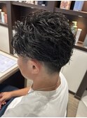 リバースカールパーマ