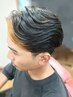 【リアンお試し】メンズカット+シャンプー+シェービング　眉カット付<理容室>
