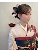 【LateliercontentMIHO】成人式ヘア 卒業式ヘア 袴ヘア 振袖ヘア