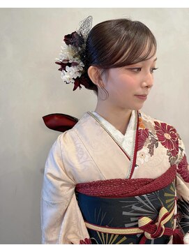 ラトリエコンタン(L´atelier Content) 【LateliercontentMIHO】成人式ヘア 卒業式ヘア 袴ヘア 振袖ヘア