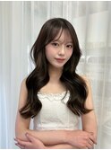 エギョモリ 韓国へア フェザーバング 大人かわいい20代30代