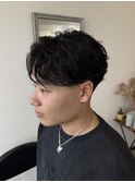 毛流れセンターパート