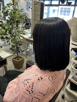 リファイン 羽村店 ボブ/大人可愛い/縮毛矯正/大人可愛い/小顔/トリートメント
