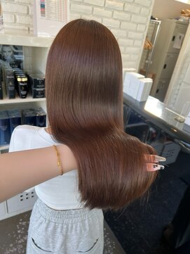 ディフィーノ 青山(DIFINO) 【DIFINO　青山】　サラ艶髪ストレート/チョコレートブラウン