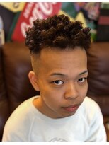 ジェントルマンバーバー(gentleman Barber)&nbsp;スパイキーアフロ