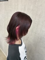 トリコ(ToricO)&nbsp;ダブルカラー　インナーカラー　ブリーチ　レイヤー　ピンク