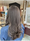 【ブリーチ無し】ナチュラルベージュカラー
