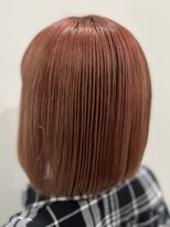 ヘアーアンドビューティー ザ ビー(Hair & Beauty the B) サーモンピンク★ボブ