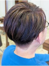 ヴィサージュ キタセンジュ(VISAGE)&nbsp;ミセスハンサムショート（ハイライト白髪ぼかし）