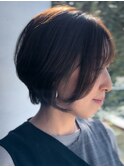 ショート/ローレイヤーショート/ブラウン