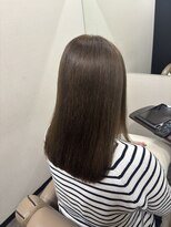 ベルポ(Bellpo)&nbsp;赤みなしカラー『オリーブベージュ』髪質改善/20代/30代/個室