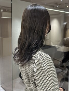 メゾンマイル 恵比寿(maison mile) オリーブグレージュ/透明感カラー/レイヤーカット/恵比寿駅