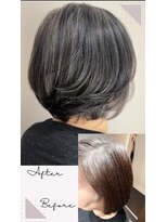 リンク(Link) 大人のためのグレイヘア移行デザインカラー