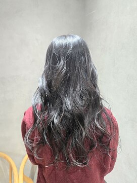 エンクス(enx) 着物ヘア/ダークアッシュ/ミディアムレイヤーカット/鶴ヶ峰WA21