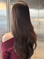 オーガニック リブ 川越(organic+live)&nbsp;春イメチェン◎大人ロング×暗め艶カラー美髪