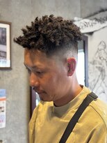 エルエー バーバーショップ 草津店(L.A BARBERSHOP)&nbsp;店長【橋本】スパイキーアフロ