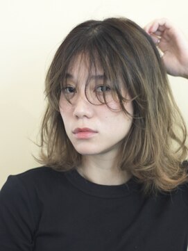 モホーク(MOHAWK) 【MOHAWK中目黒】シースルーバング × 外ハネミディ