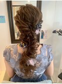 結婚式　二次会　ブライダル　編みおろし　花嫁　パーティー